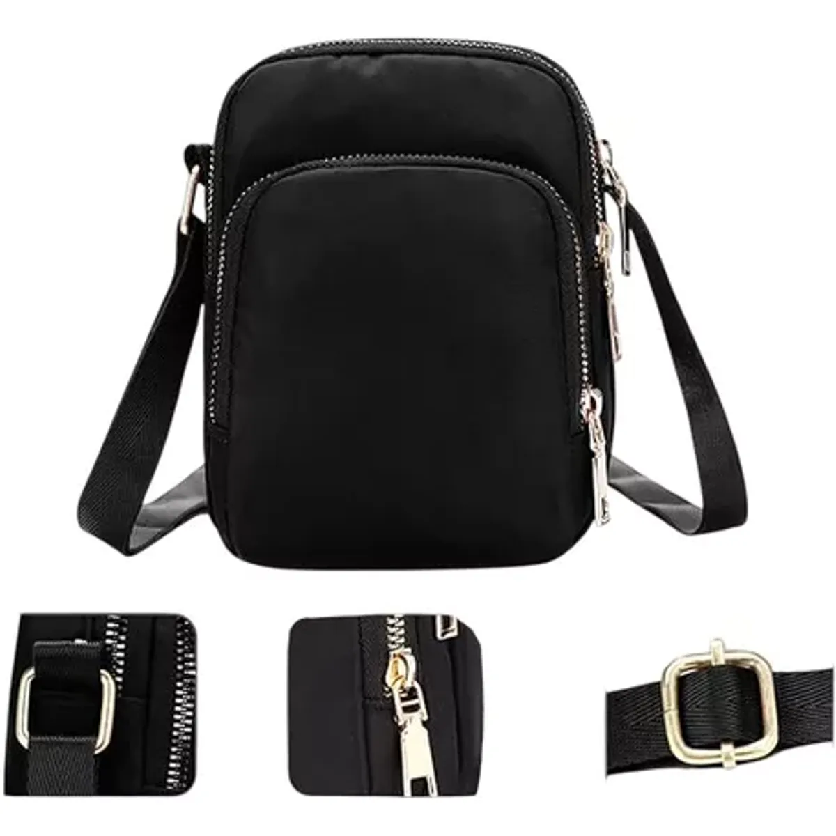 GENERICO - Bolso Mini Porta Celular Cartera Teléfono Viajero Cruzado