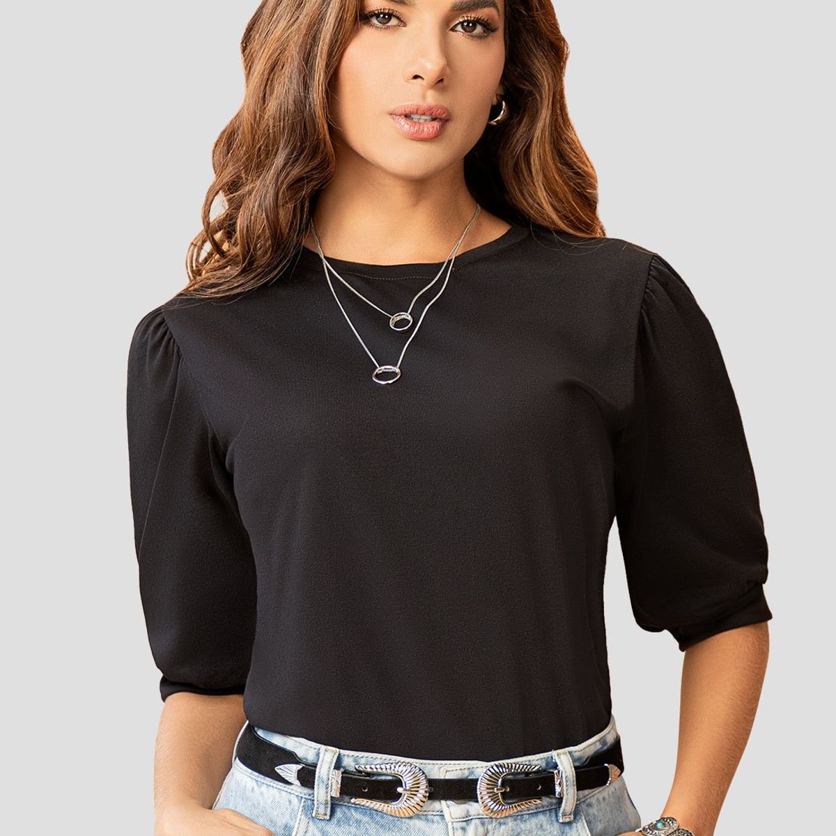 MARKETING PERSONAL - Blusa Mujer Negro Mp 106981