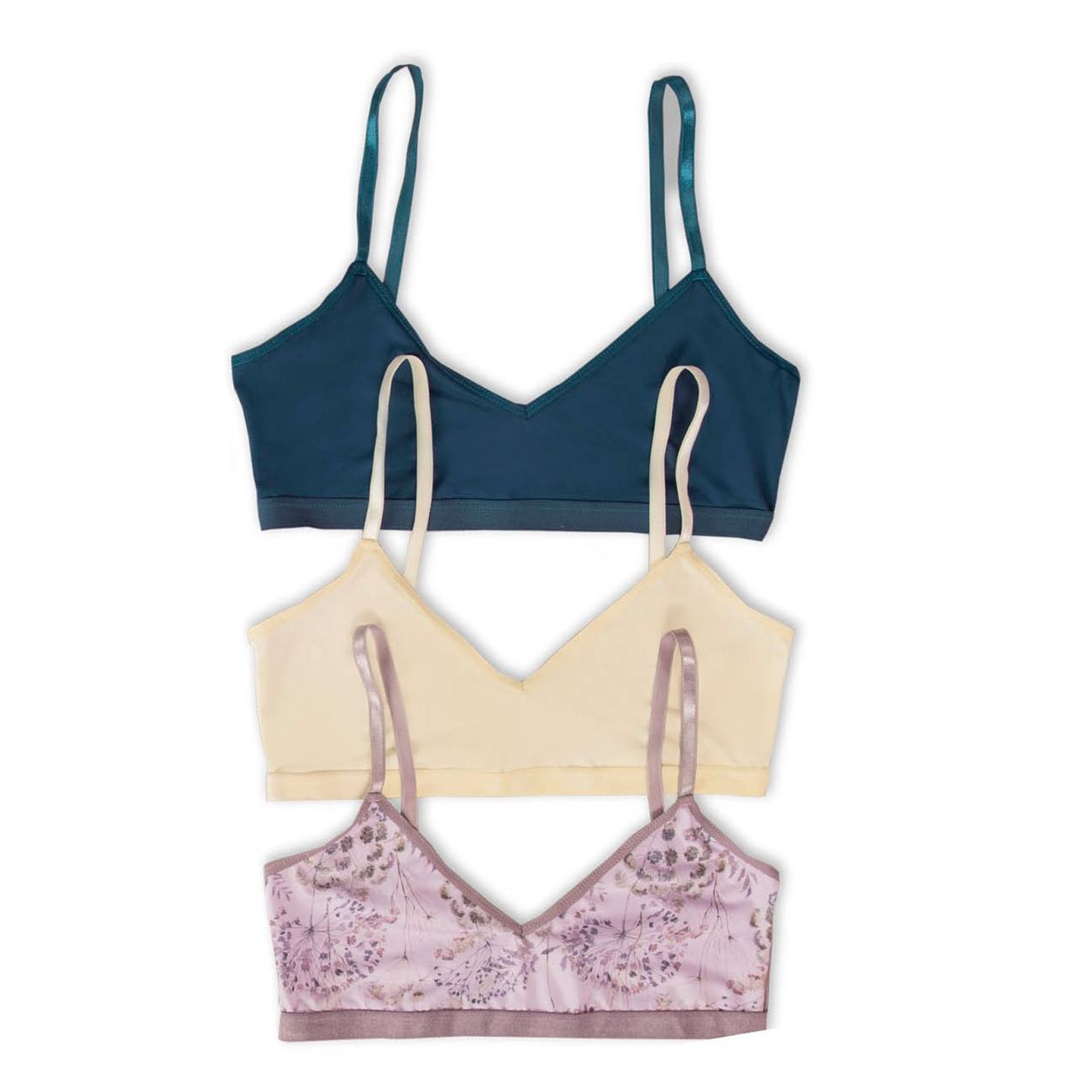 FORMAS INTIMAS - Top Paq X3 Mujer Multicolor Fi 32960