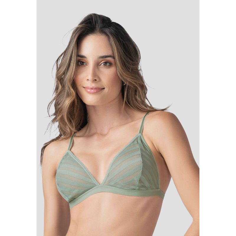 FORMAS INTIMAS - Bralette Mujer Verde Oliva Fi 2024