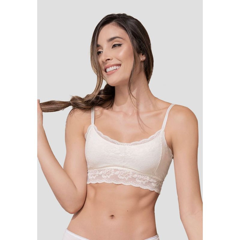FORMAS INTIMAS - Top Mujer Marfil Fi 78451