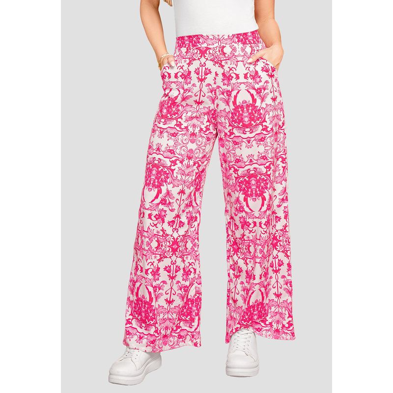 MARKETING PERSONAL - Pantalón Mujer Estampado Mp 107472