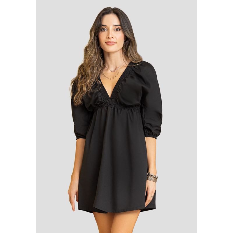 RUTTA - Vestido Corto Mujer Negro Rutta 107952