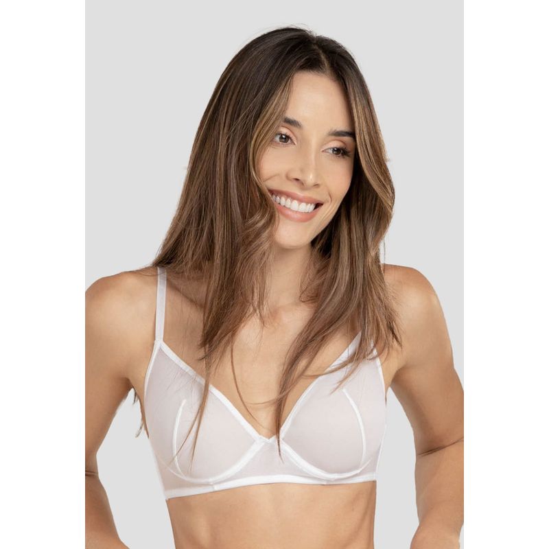 FORMAS INTIMAS - Bralette Mujer Blanco Fi 7137