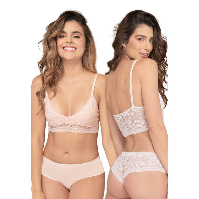 FORMAS INTIMAS - Top Paq X2 Mujer Multicolor Fi 92589