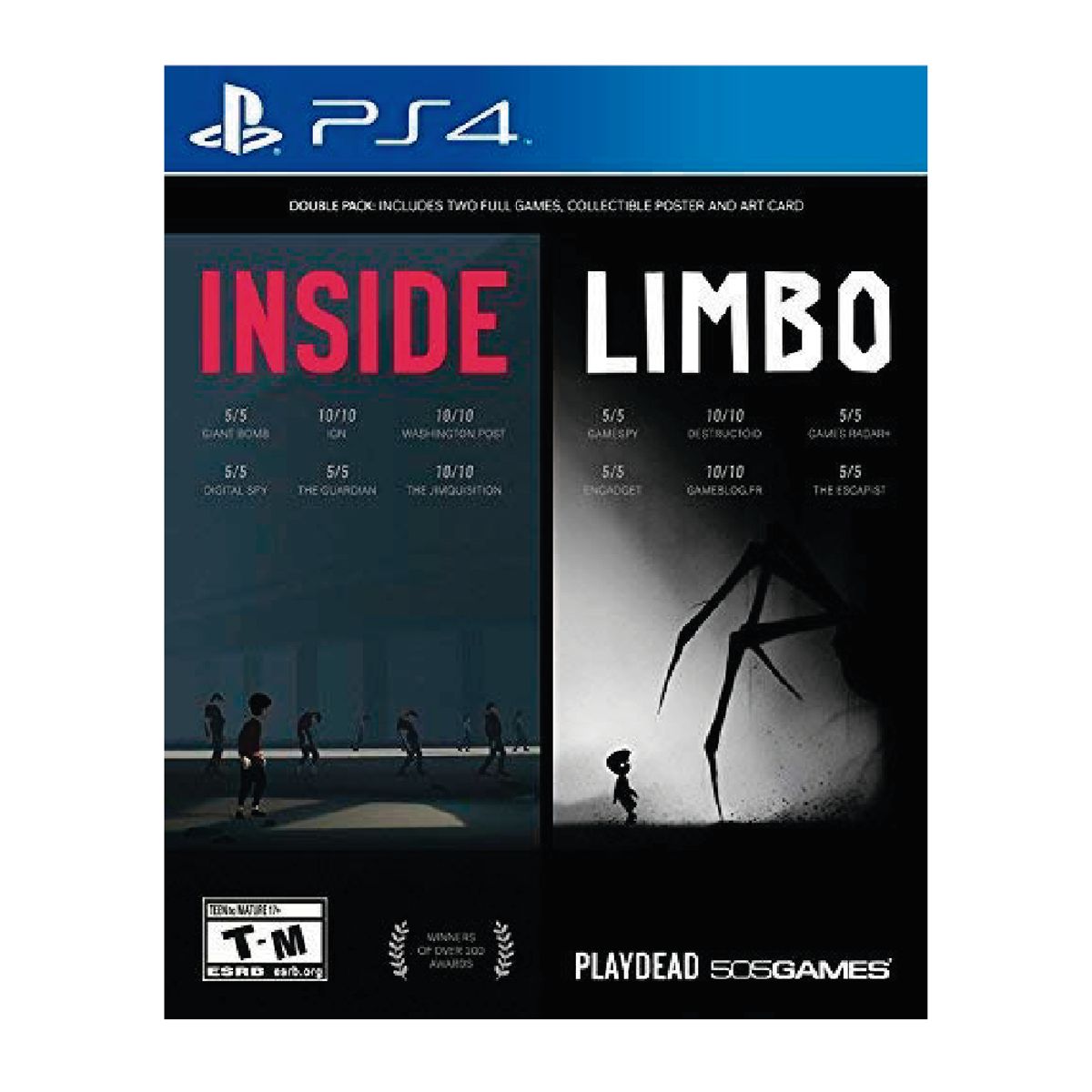 505 GAMES - Inside + limbo - playstation 4