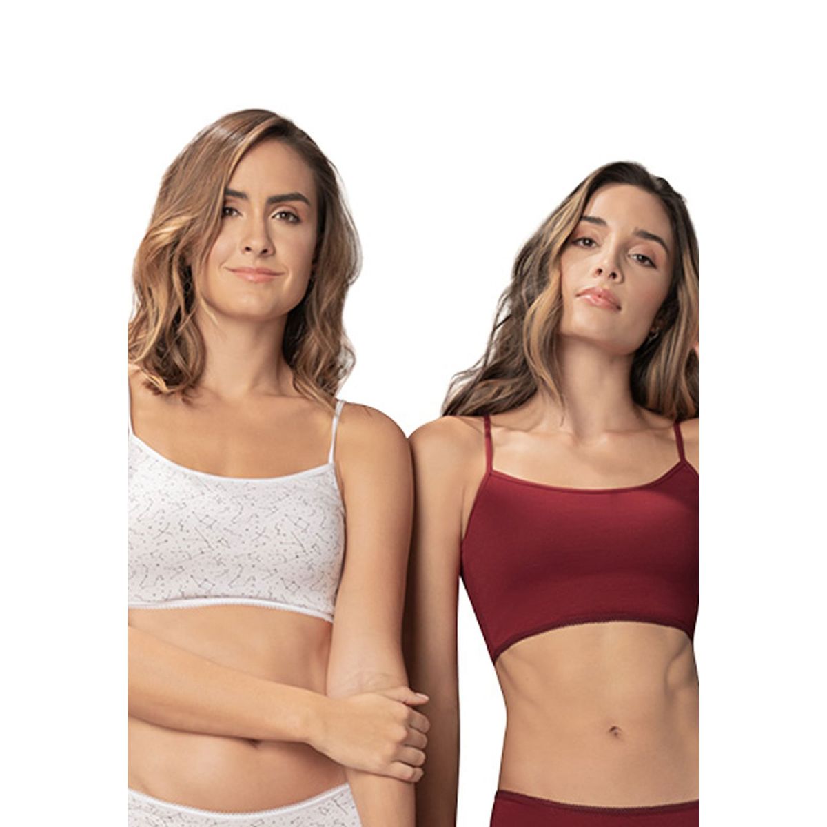 FORMAS INTIMAS - Top Paq X2 Mujer Multicolor Fi 84478