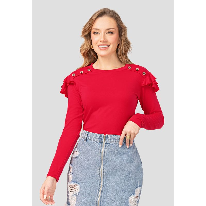 MARKETING PERSONAL - Camibuzo Mujer Rojo Mp 106974
