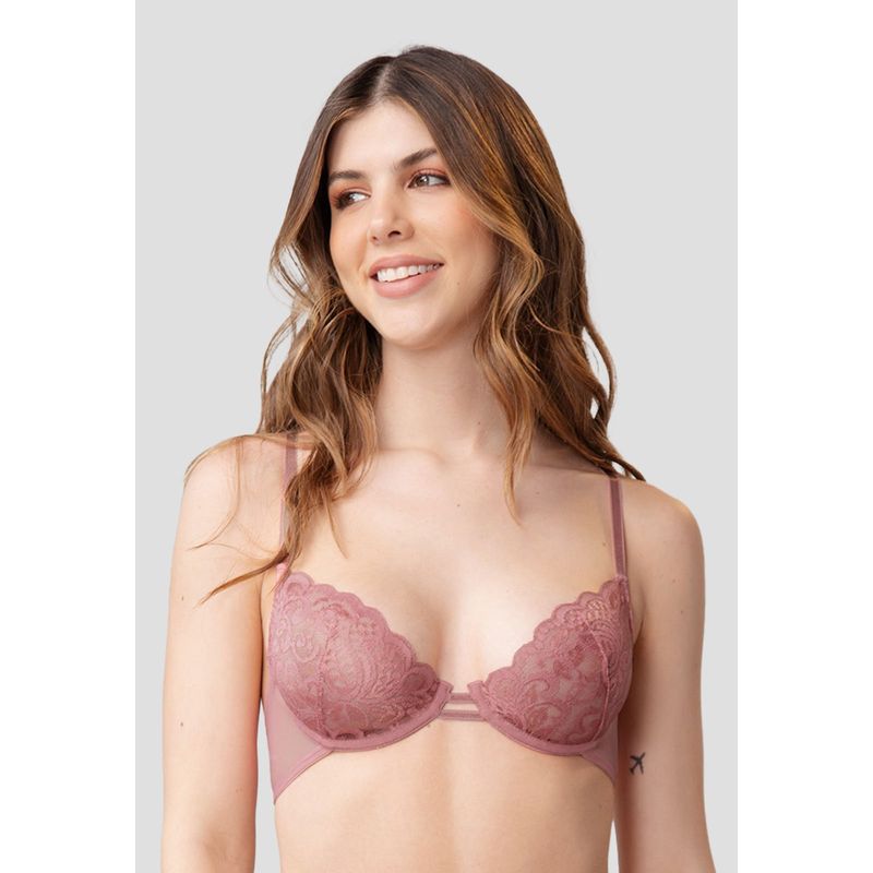 FORMAS INTIMAS - Bralette Mujer Palo De Rosa Oscuro Fi 90727