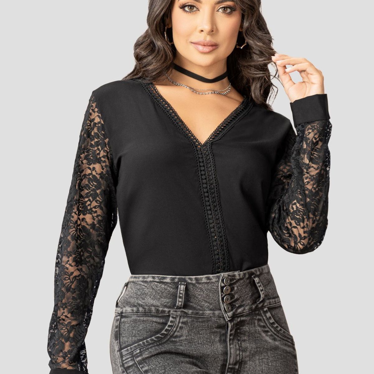 MARKETING PERSONAL - Blusa Mujer Negro Mp 106988