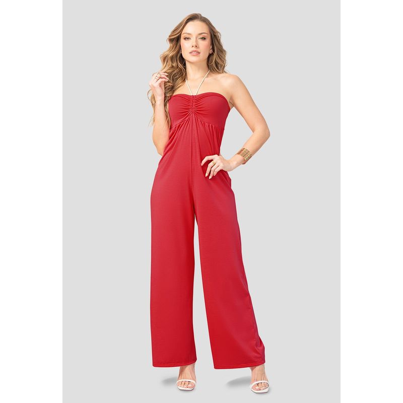 MARKETING PERSONAL - Enterizo Largo Mujer Rojo Mp 106976