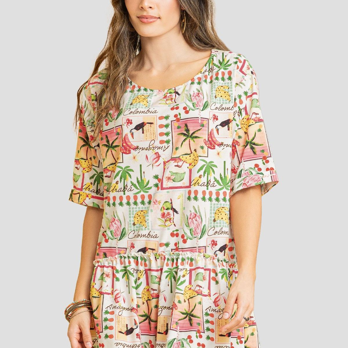 RUTTA - Vestido Corto Mujer Estampado Rutta 107951