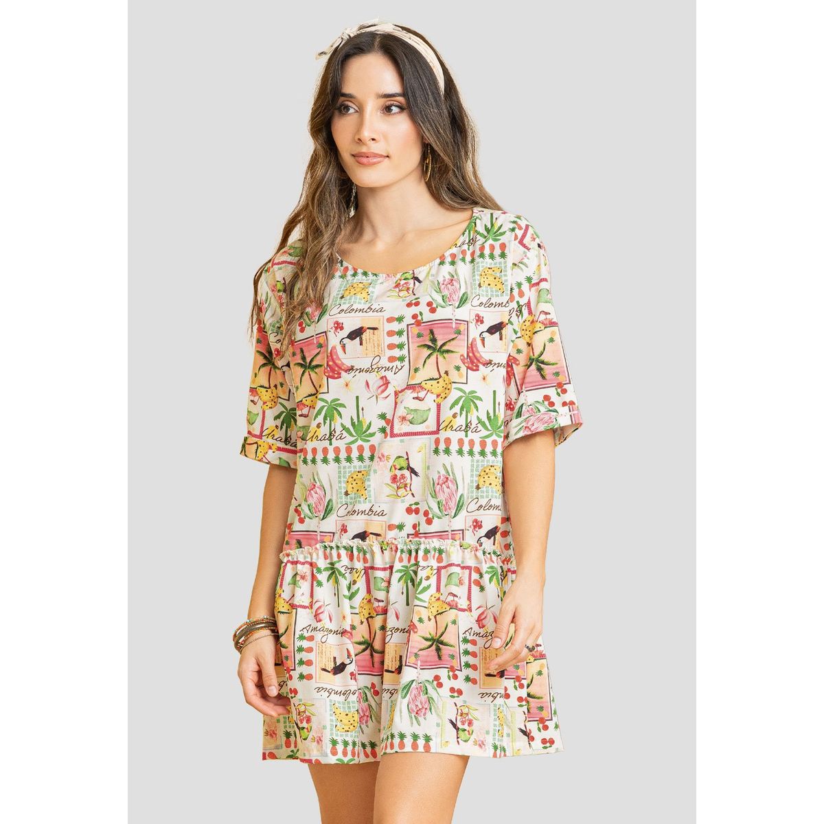 RUTTA - Vestido Corto Mujer Estampado Rutta 107951