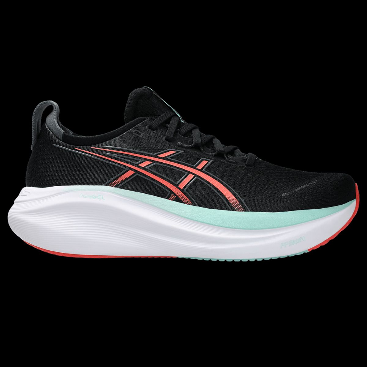 ASICS - Asics Gel-Nimbus 27 Tenis negro de hombre para correr