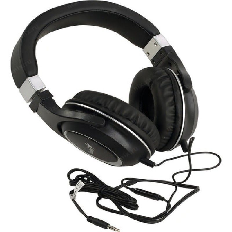 GENIUS - Diadema Genius Hs-610 Con Microfono 35mm Ajustable Para Cel Color Negro