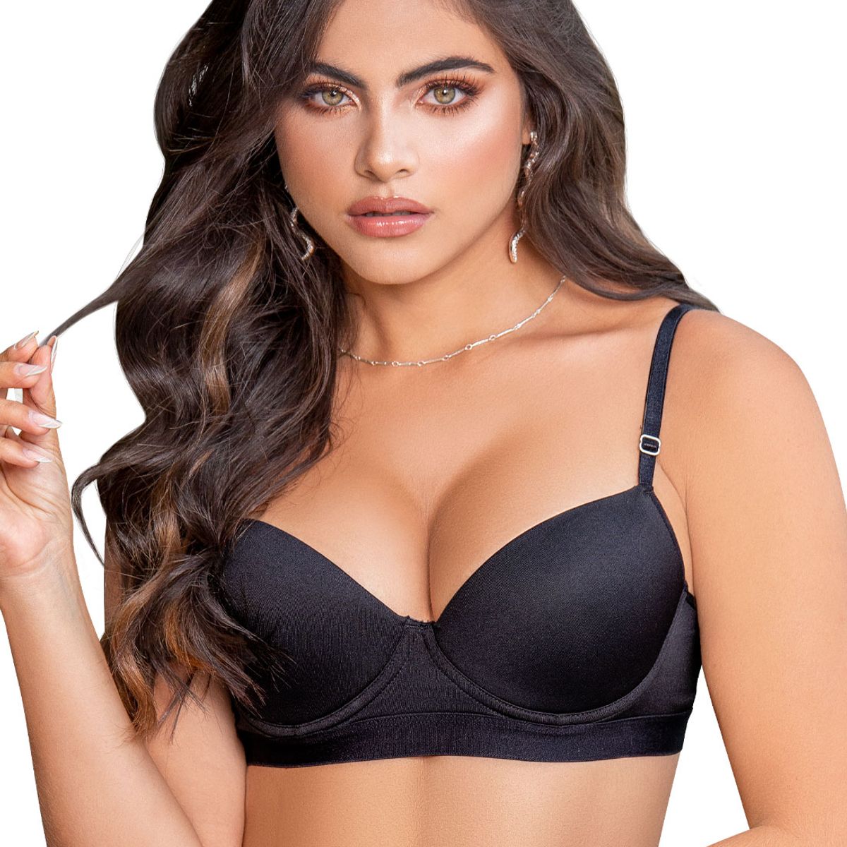 FORMAS INTIMAS - Brasier Mujer Negro FI 83255