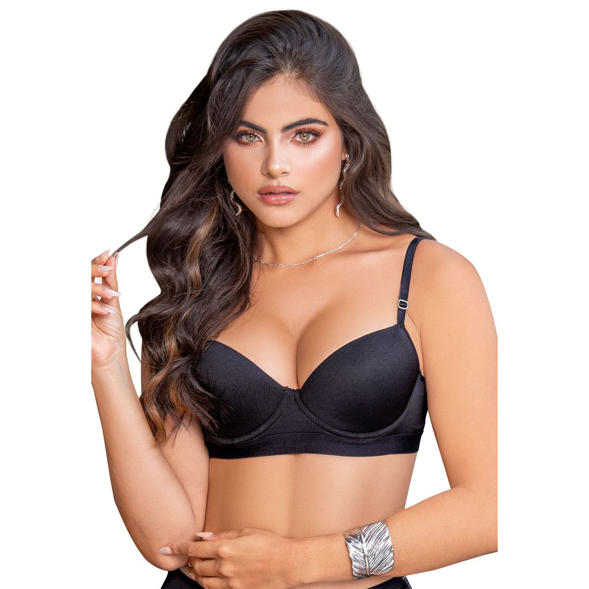 FORMAS INTIMAS - Brasier Mujer Negro FI 83255