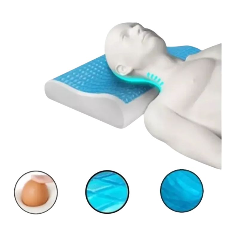 GENERICO - Almohada De Gel Ortopédica Memory Pillow