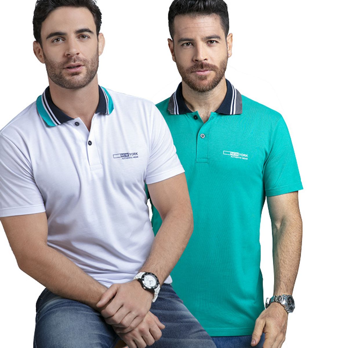 MARKETING PERSONAL - Polo Hombre Blanco Mp 88999