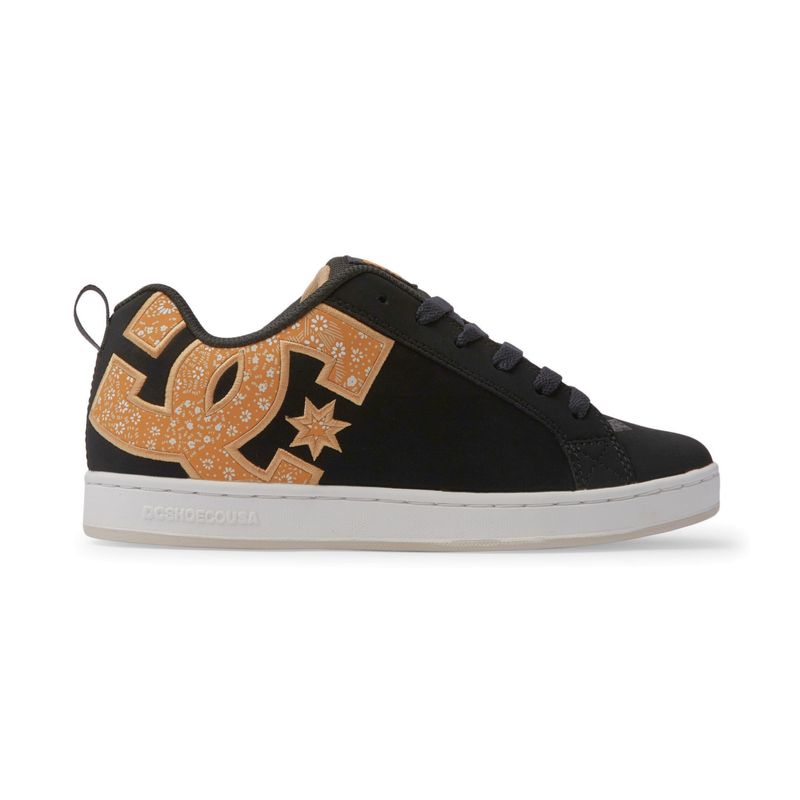 DC SHOES - Tenis DC Shoes Court Graffic Para Mujer Color Negro