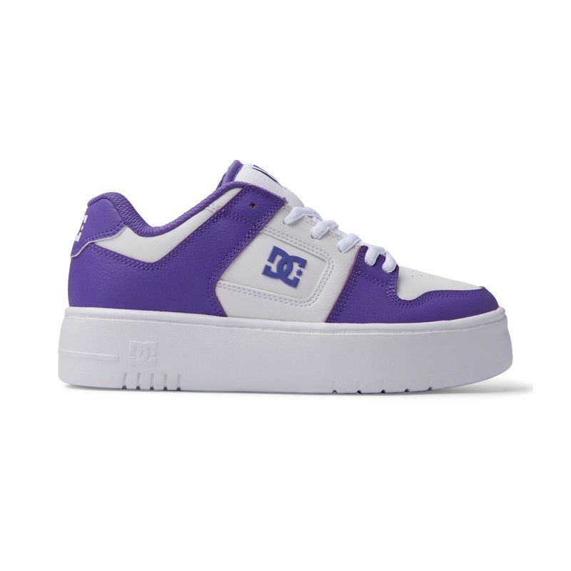 DC SHOES - Tenis DC Shoes Manteca 4 Para Mujer Color Negro y Morado