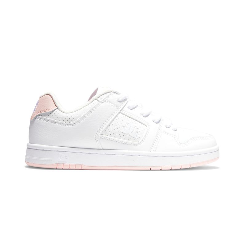 DC SHOES - Tenis DC Shoes Manteca 4 Para Mujer Color Blanco y Rosa