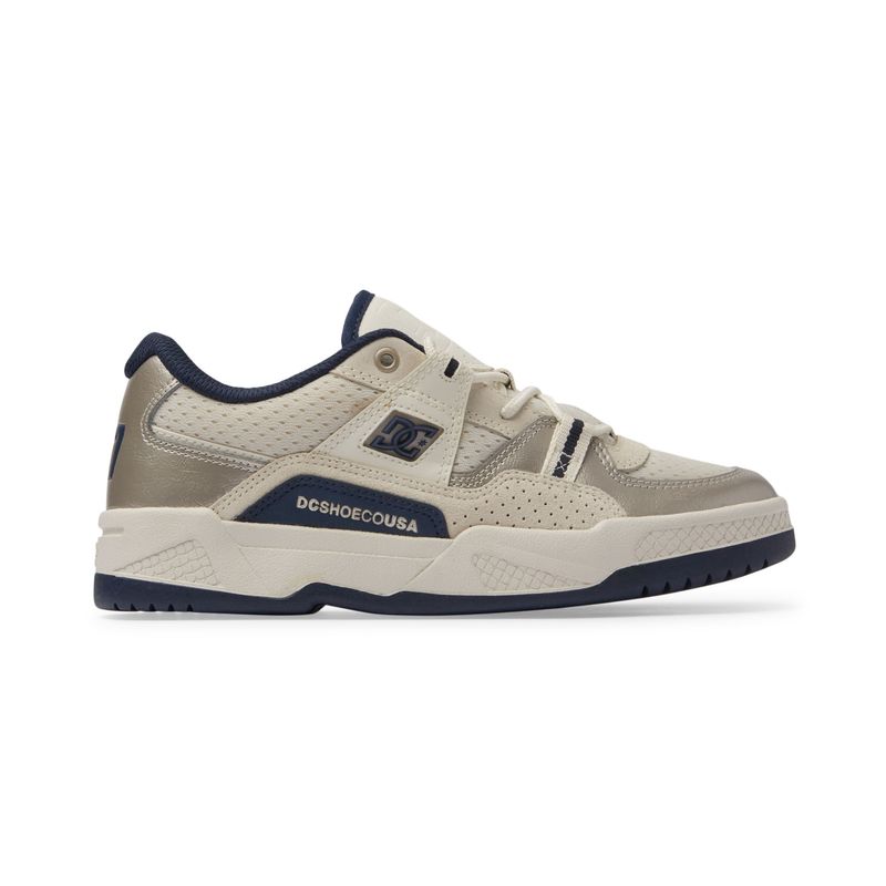DC SHOES - Tenis DC Shoes Construct Para Mujer Color Blanco Champagne