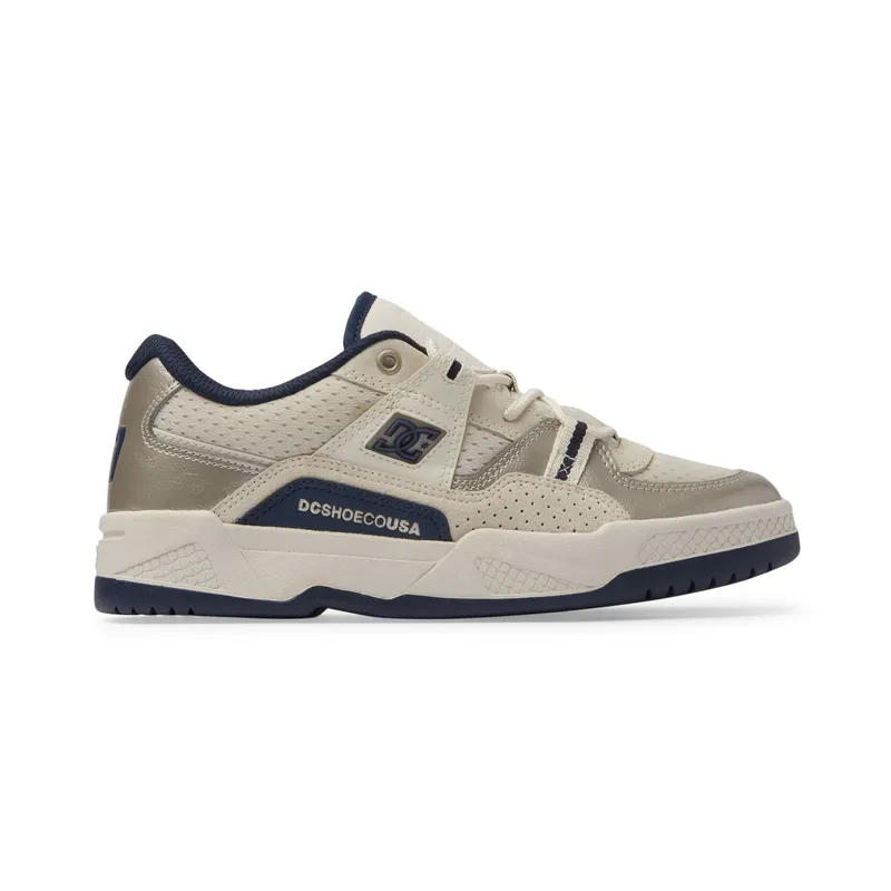 DC SHOES - Tenis DC Shoes Construct Para Mujer Color Blanco Champagne