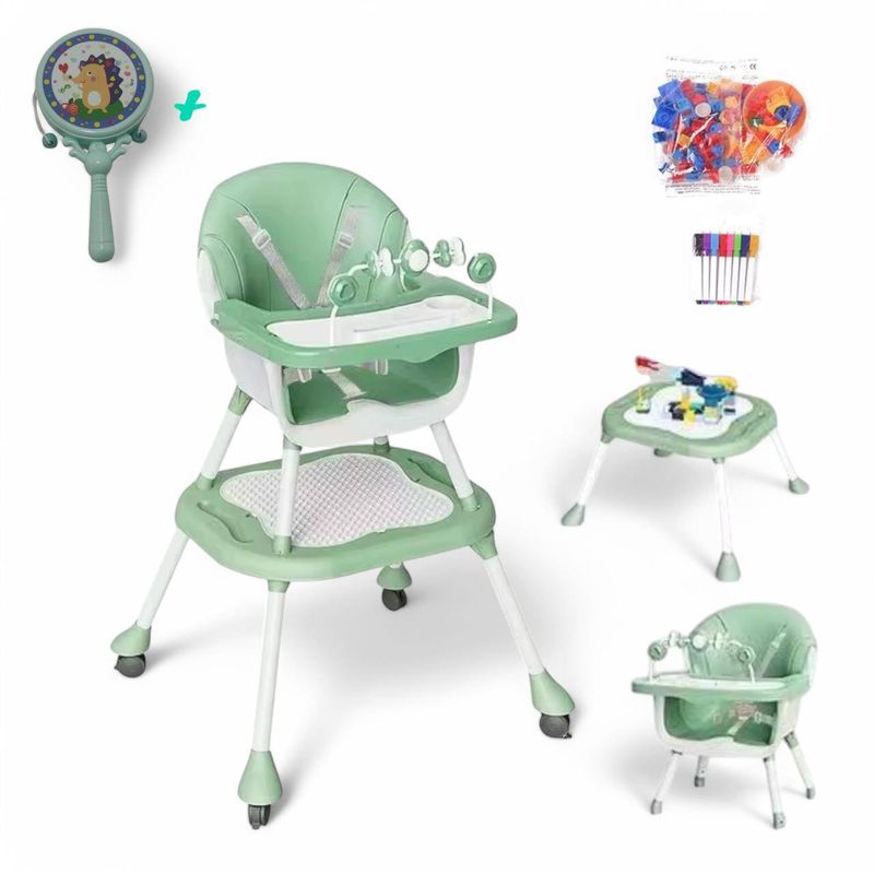 BRITOCHET - REF 10-1 Silla Comedor 5 en 1 escritorio bebé