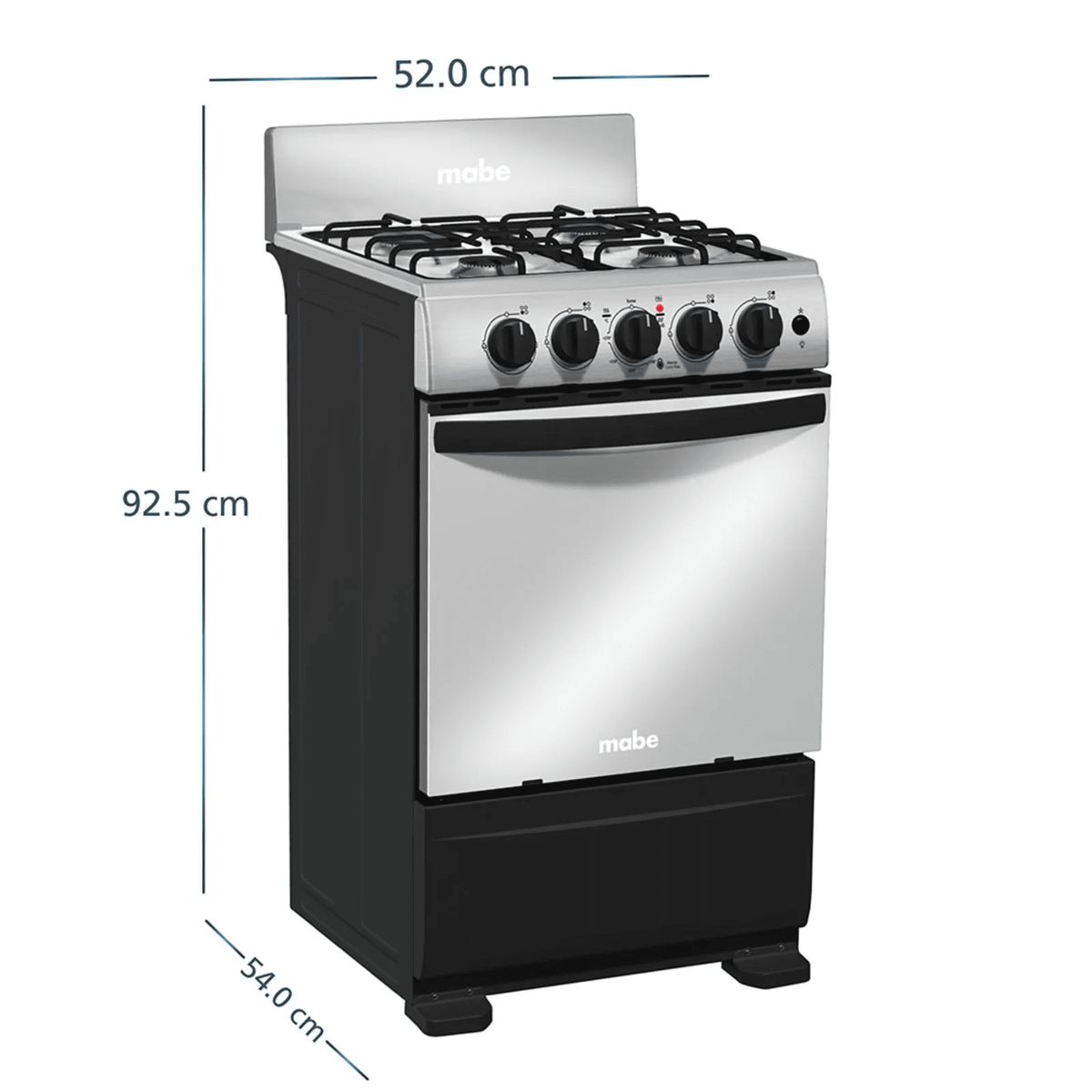 MABE - Estufa Piso Mabe  Inox Grill Torre EMC5150SNX1