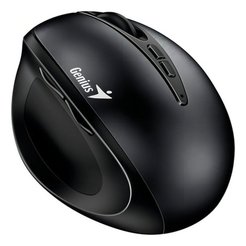 GENIUS - MOUSE GENIUS 8300S INALAMBRICO ERGONOMICO VERTICAL 7-BOT NEGRO