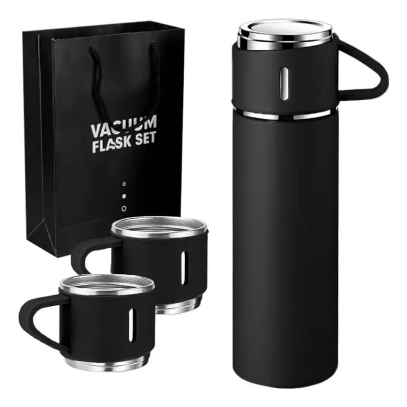 GENERICO - Termo de Lujo Acero Inoxidable con Vasos VACUM.