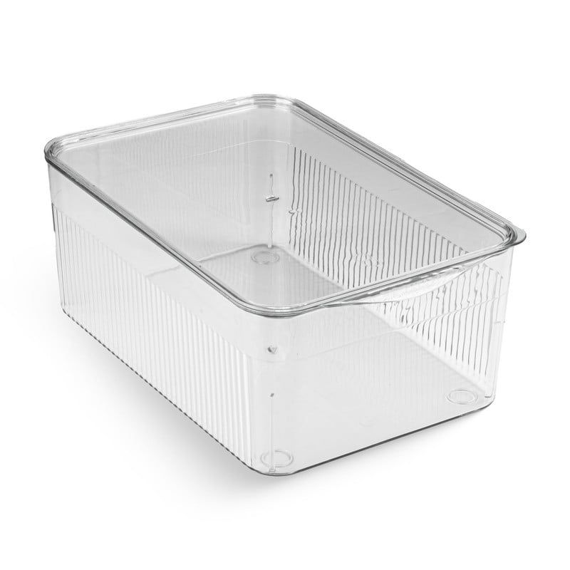 CHEF MASTER - Recipiente Transparente Apilable con Tapa Organizador Cocina