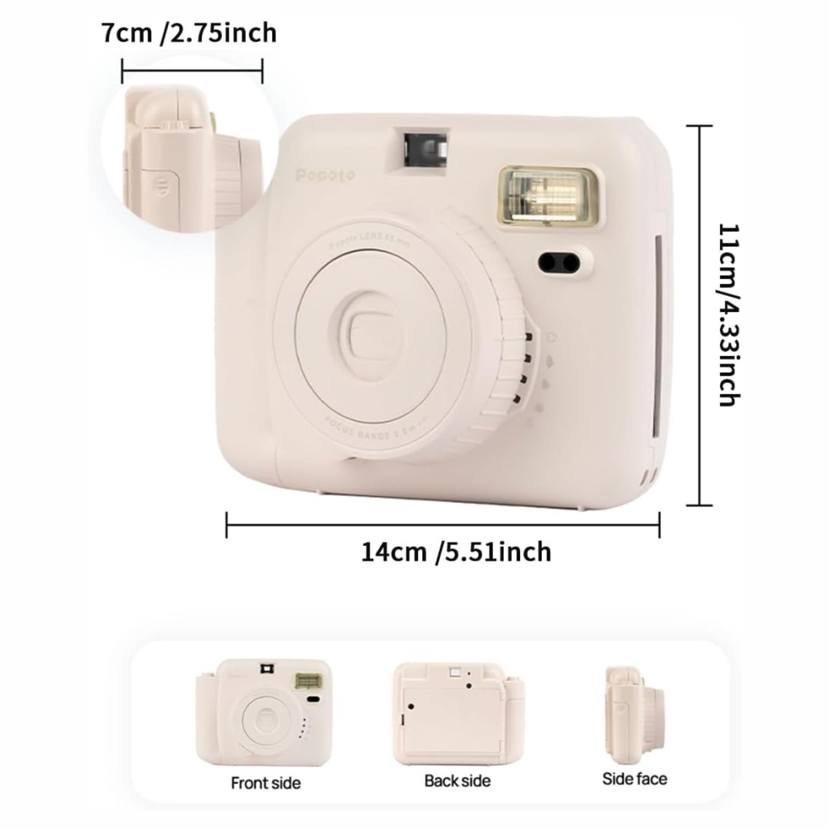 GENERICO - Camara Instantanea Popoto A Color Incluye Incluye Films 10
