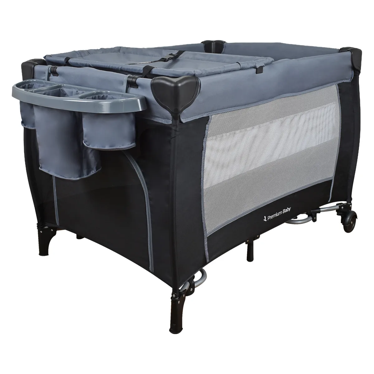 PREMIUM BABY - Corral Cuna Mecedora Bebé Premium Baby Napoles