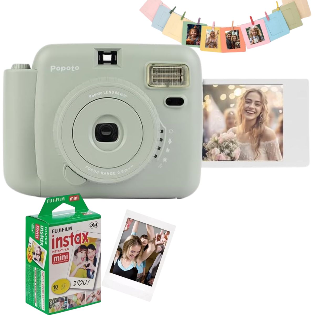 GENERICO - Camara Instantanea Popoto A Color Incluye Incluye Films 10