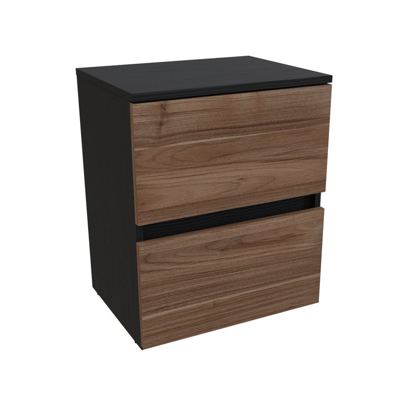 MADERKIT - Mesa de Noche Lisa Maderkit Color Gales Wengue
