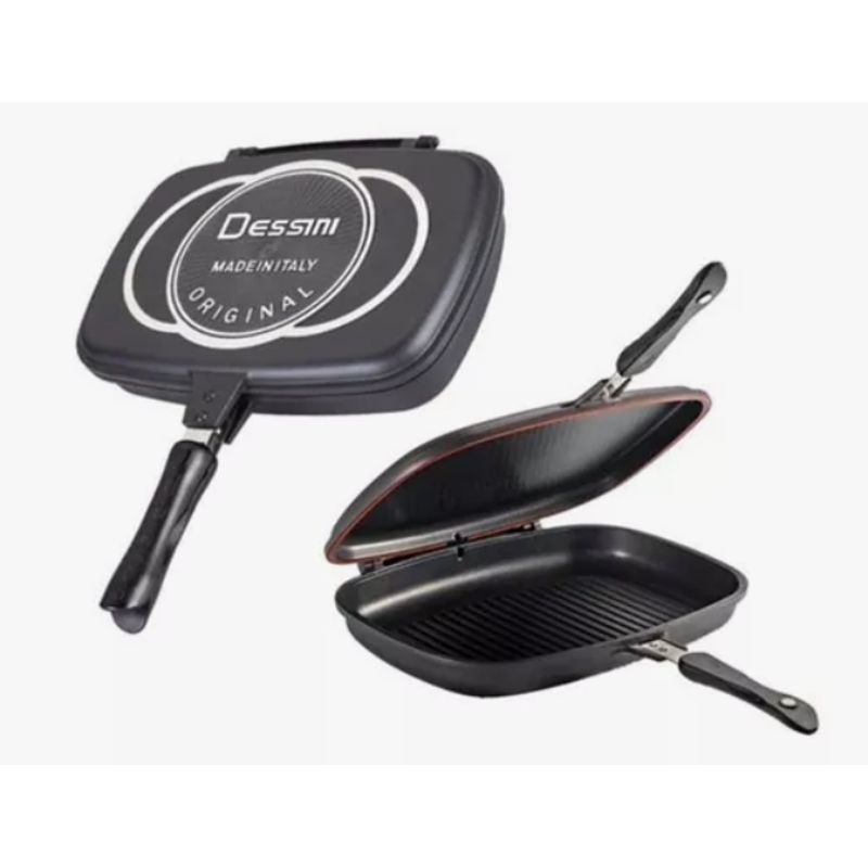 GENERICO - Sartén 36cm Doble Faz Cocina Fácil por Ambos Lados