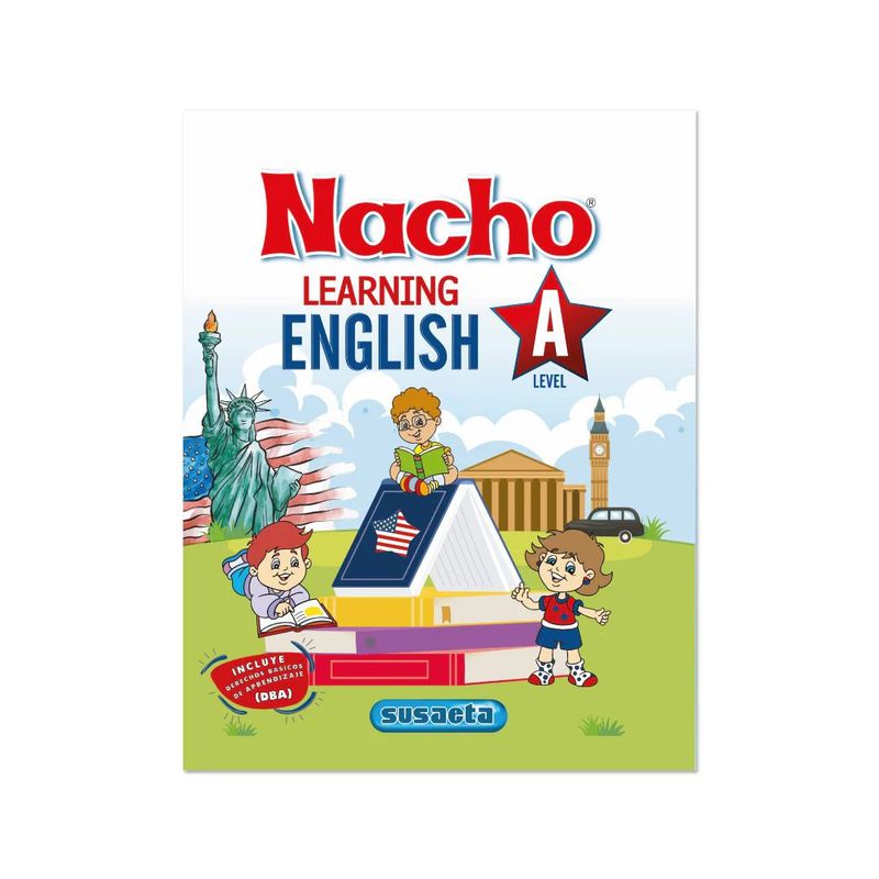 SUSAETA - Cartilla Nacho Libro Inicial de Inglés Learning English Level A