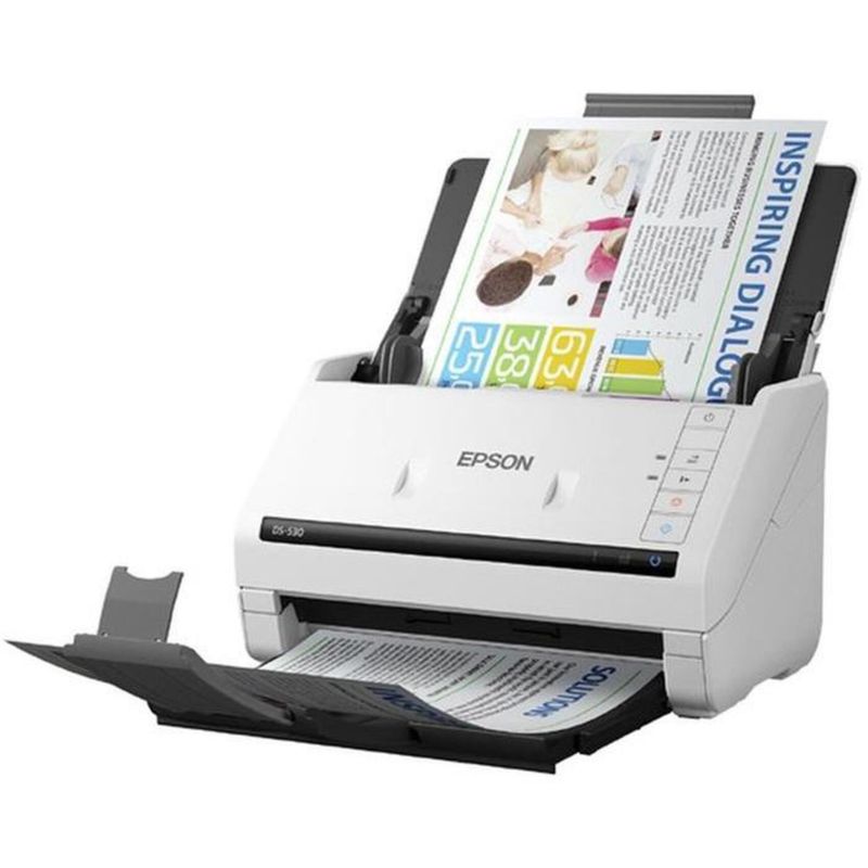 EPSON - Escáner dúplex a color Epson DS-530 II USB 2.0 blanco