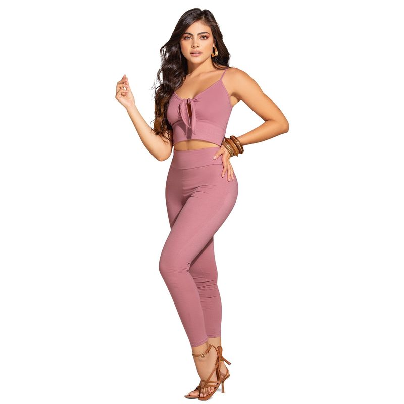 MARKETING PERSONAL - Conjunto Mujer Palo De Rosa Oscuro MP 46534