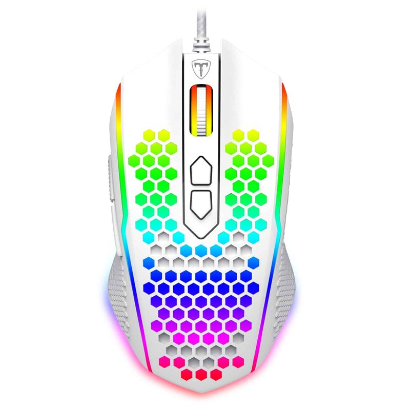 T-DAGGER - Mouse Gamer alámbrico T-TGM310 Imperial T-Dagger blanco