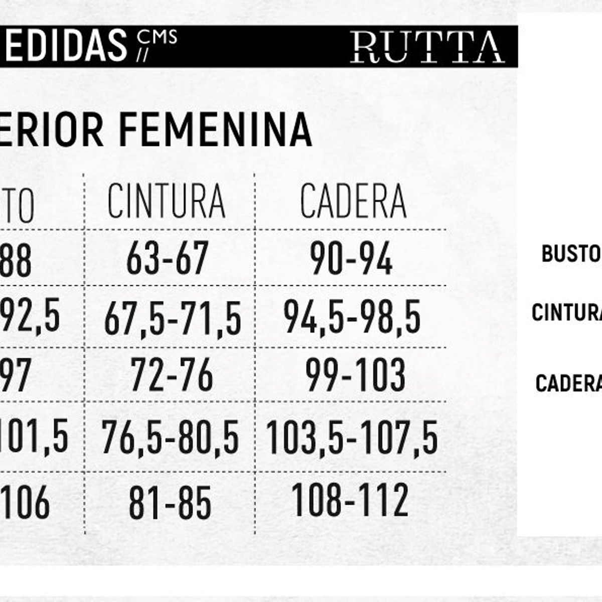 RUTTA - Camiseta Para Mujer Blanco Rutta