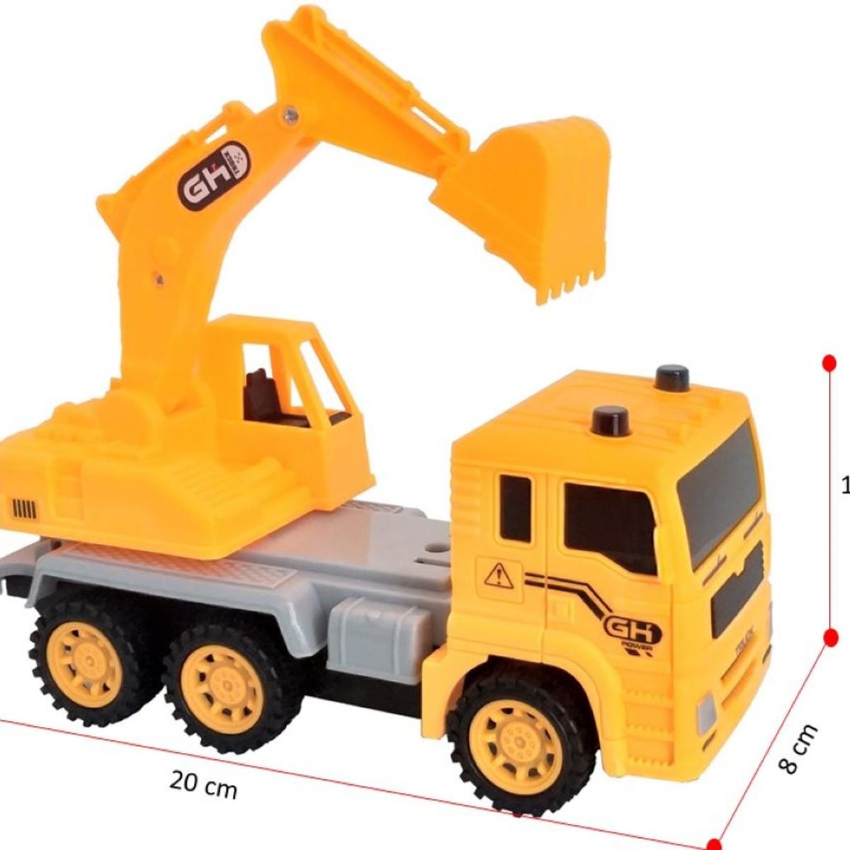 GENERICO - Carros fricción - modelo construcción - juguetes de impulso escala
