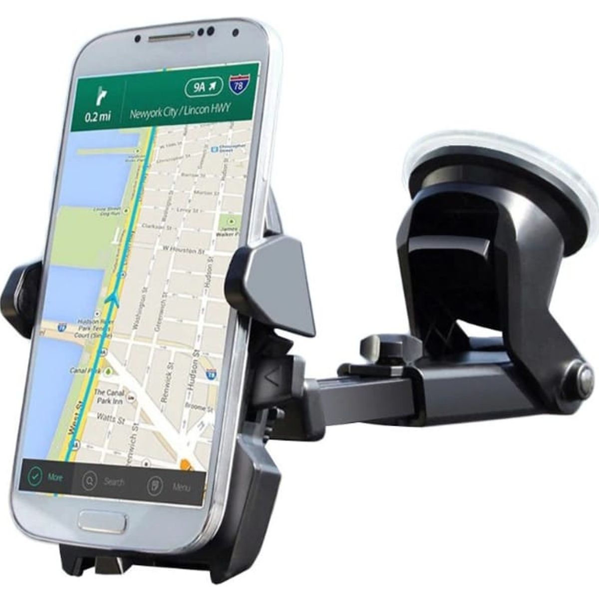 GENERICO - Soporte Celular Carro Tablero Vidrio Chupa succion Holder