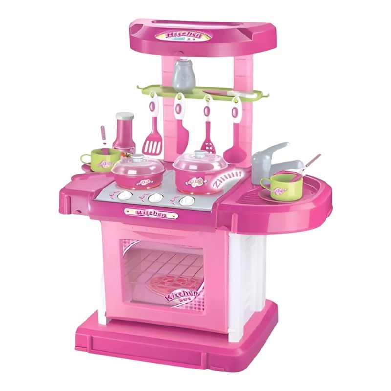 GENERICO - Cocina maletin juguete cn horno luz sonidos princesa 008-58