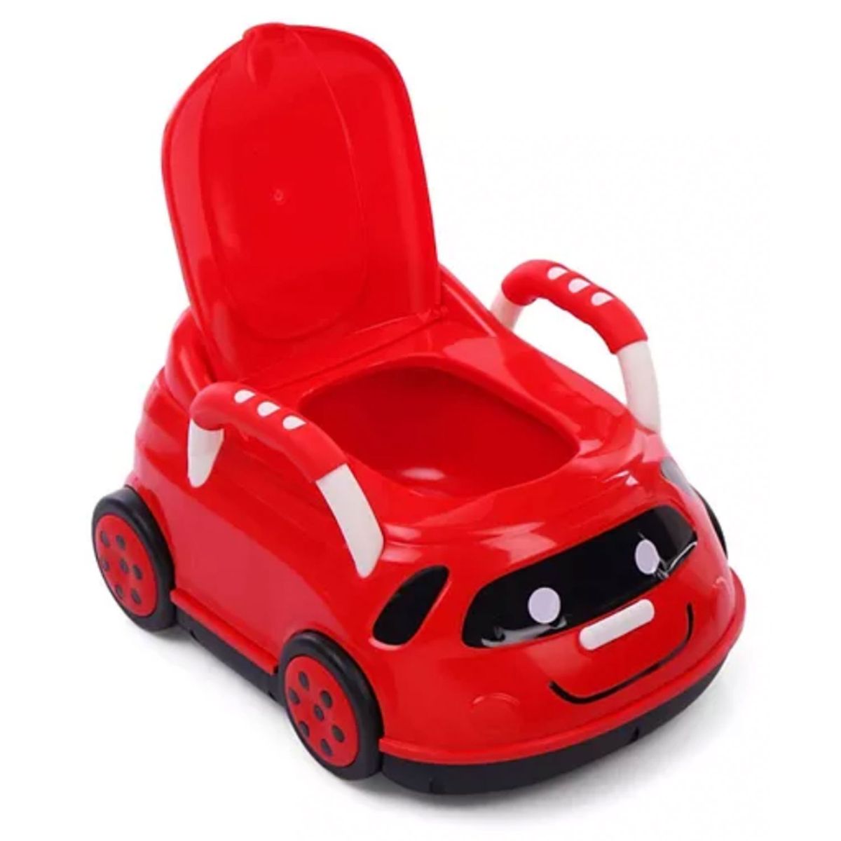 BOOGY - Vasenilla mica potty diseño carro bebe manija rojo