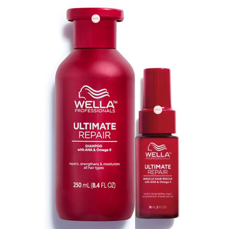 WELLA - Shampoo Wella Ultimate Repair + Miracle Ultimate Repair.---