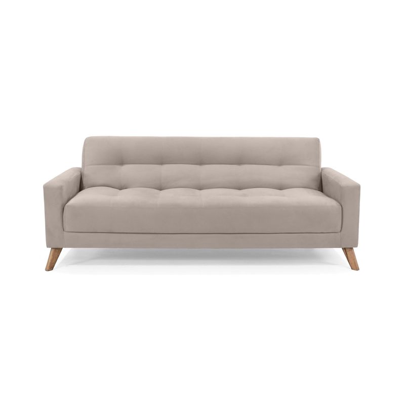 VENECIA - Sofá Cama Sahara Tela Poliéster Taupe