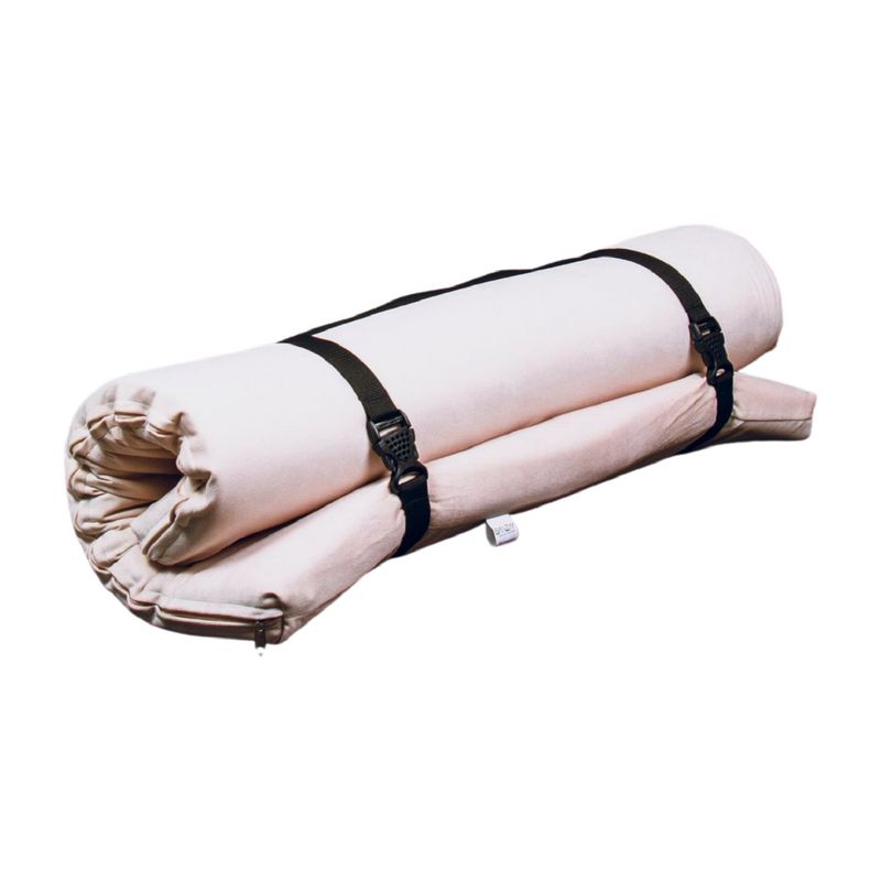 BANZAY - Yoga Colchoneta Meditación Zafuton - Marfil